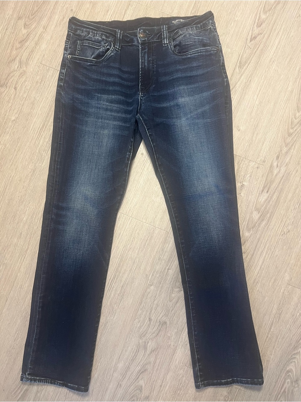 Buffalo David Bitton Dark Indigo Straight Jeans | 90s Classic Denim